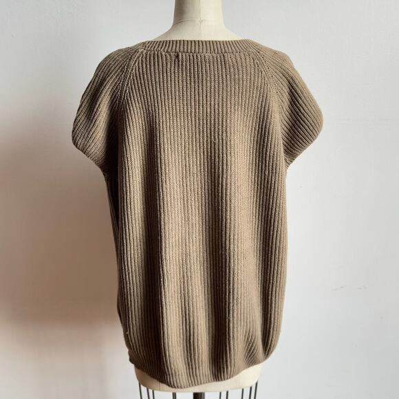 MARC JACOBS Olive Knit Sleeveless Raglan Top - Picture 4 of 10